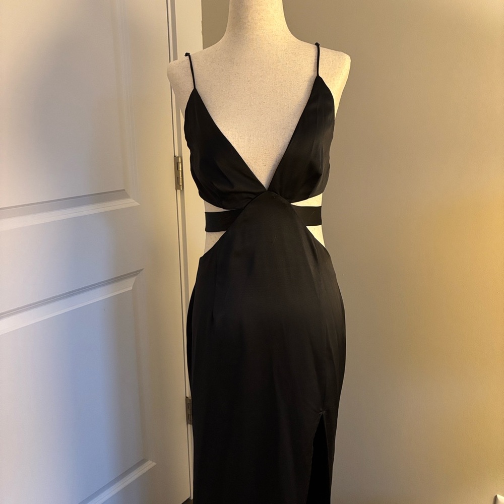Superdown Black Backless Dress - Picture 2 of 6